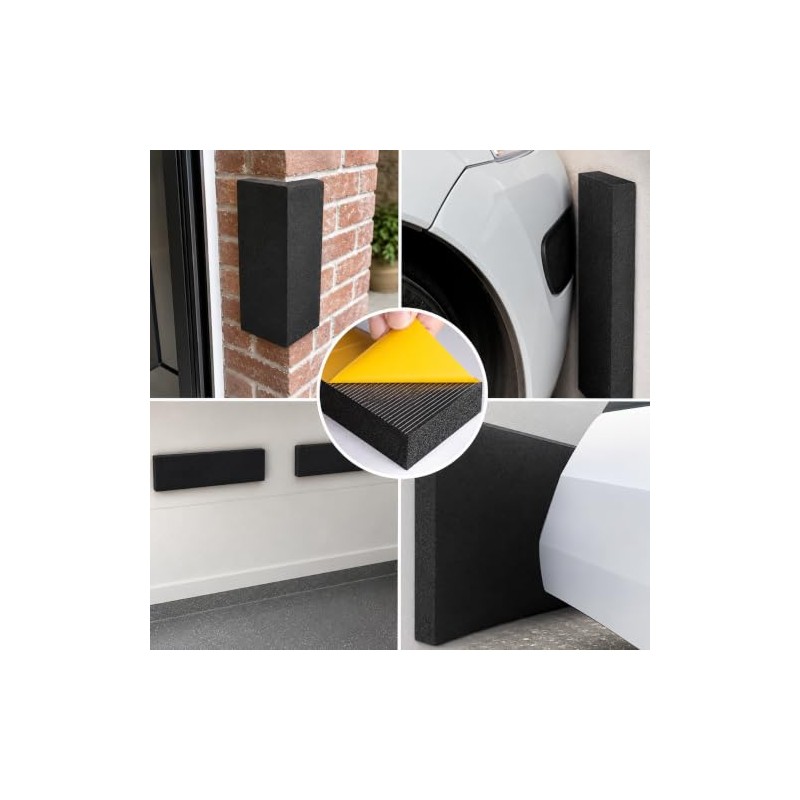 Masoe Protector de Pared de Cochera, Paquete de 4 Protectores