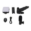 LED Video Fill Light Microphone Tripod Kit for Phone Camera