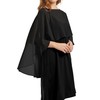 florynova Womens Chiffon Cape Shawls for Wedding Dresses Elegant Banquet