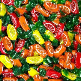 Cedrinca Sicilia Hard Candies - 150g - Pack of 2 - Italian Citrus Filled Candy - Lemon - Blood Orange - Orange - Italian Imported Candies