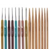 Crochet Set Sweater Needle Plastic Handle Fine Lace Knitting Carbonized