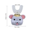 Mouth Electric Toothbrush U Shaped Toothbrush USB Charging Cartoon Silicone