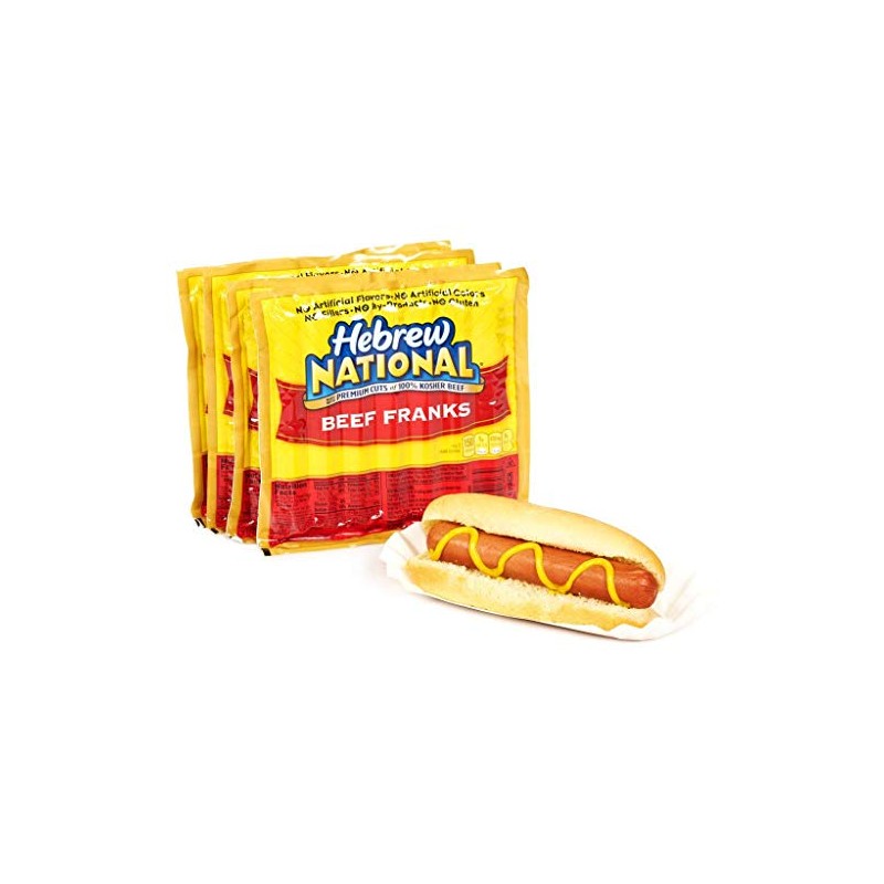 Hebrew National Beef Franks, 12 Oz (4 Pack) 28 Total