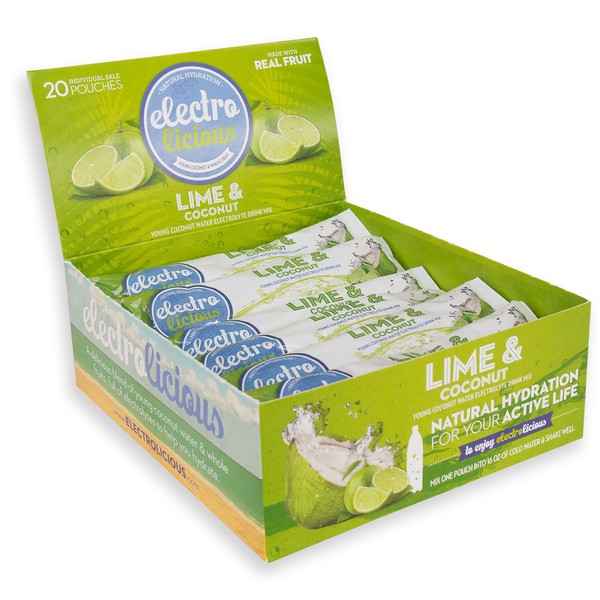 Electrolicious Electrolicious Lime & Coconut (Box of 20)
