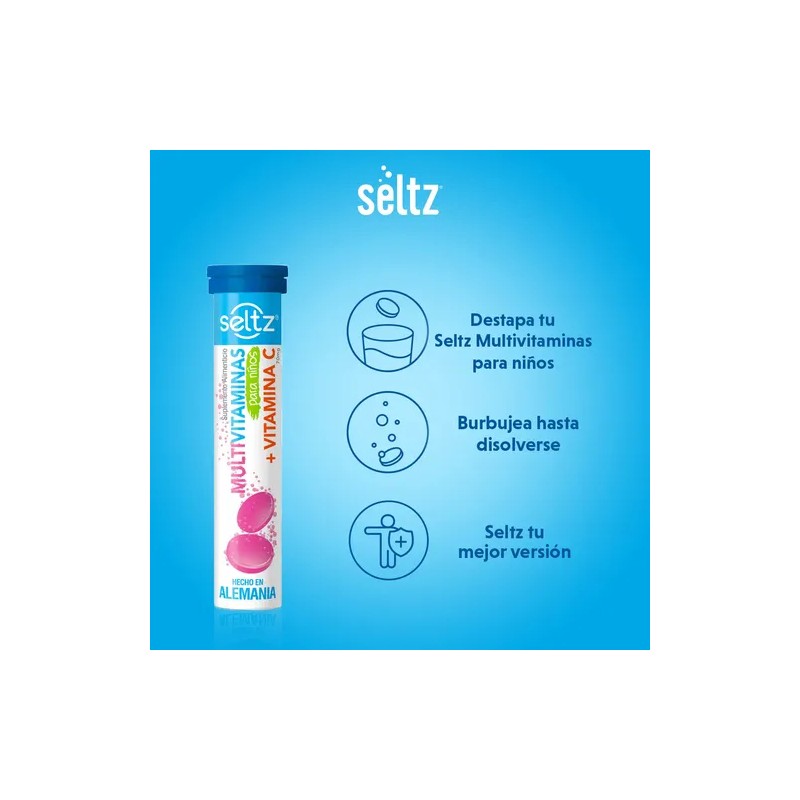 Multivitaminas Vit Niños Seltz Pack Tabletas Efervece