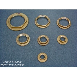 AK BRASS FLANGED BACKNUT BSP IN VARIOUS SIZES (1-1/2")
