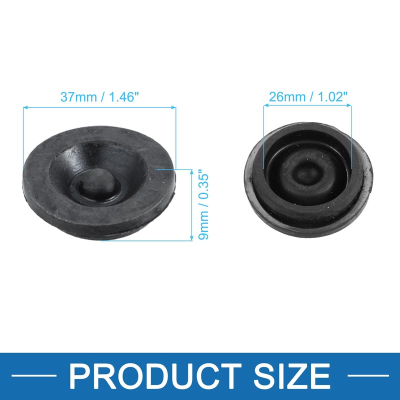 A ABSOPRO Trailer Hub Dust Cap 1.46" Grie Plug Dexter