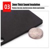 Vaintod New License Plate Shockproof pad Sponge pad Sound Insulation
