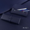 COGURE COPEN-X Pencil Case, Genuine Leather, With a Briefcase Closure,