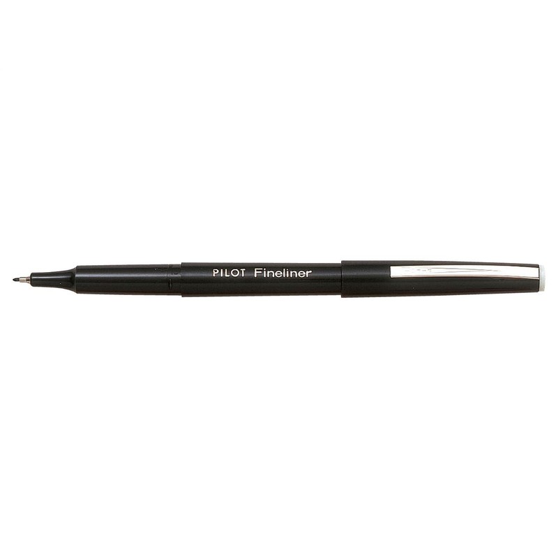 Pilot Fineliner Pens Black Ink Extra Fine Tip Ref SW-PPF