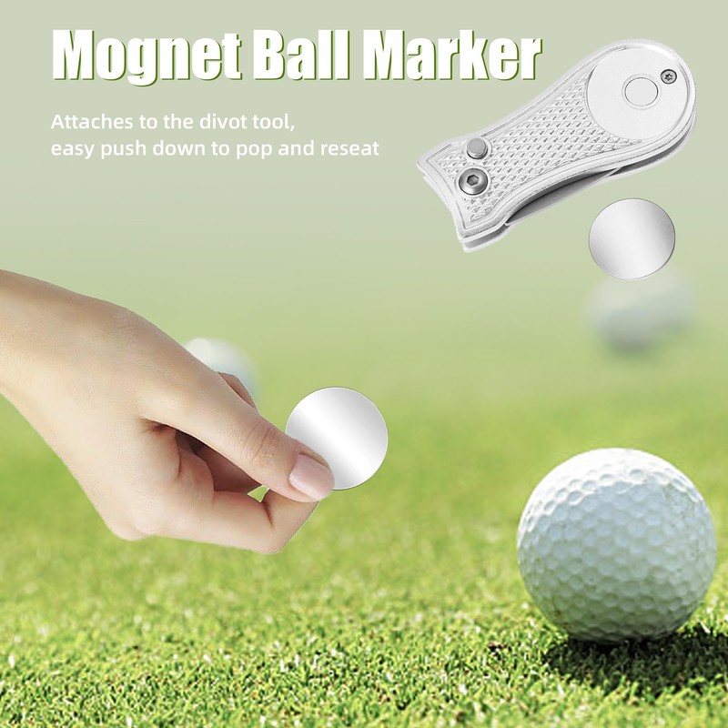 Mile High Life All Metal Foldable Golf Divot Tool with