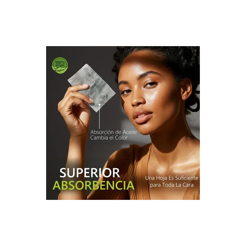 Papel Absorbente De Grasa Facial 700 Pzs Absorbe La Grasa