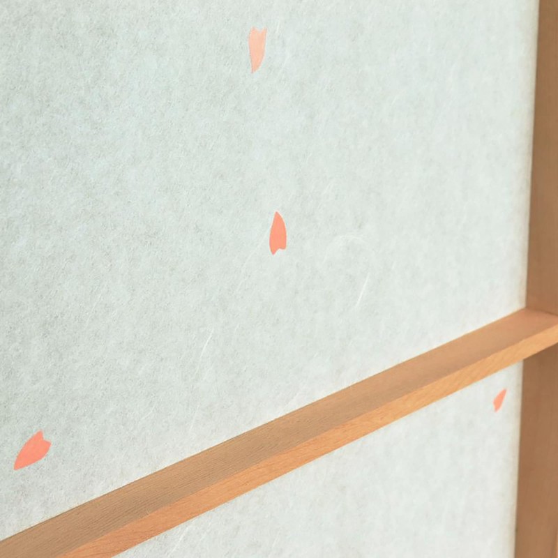 Daitai TB-003 Standing Shoji Paper, Cherry Blossom Pattern, Mino Size,