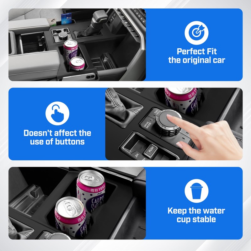Shademax Center Console Organizer Gear Shift Panel Trim Cover for