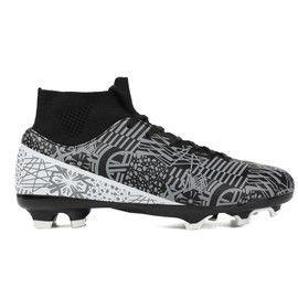 Bulamall Zapatos de Fútbol para Hombre Profesionales Zapatillas de Deporte Adulta Tacos de Fútbol para Entrenar al Aire Libre Atletismo Interiores Exteriores