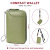 GADIEMKENSD Credit Card Holder RFID Protection Leather Wallet 14 Compartments