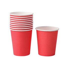 JIHUOO 60 Pcs Christmas Paper Cups Holiday Drinking Cups Party Favor Cups Small Colored Paper Cups Cold Beverage Cups Hot Drinks Cups Xmas Party Supplies Red Green and Yellow