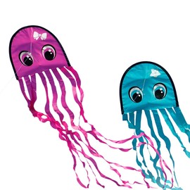 CIM Draki Lilly & Pacific Octopus Dragon Set Single Line for Children from 3 Years Dimensions 25 x 160 cm Includes Kite Cord