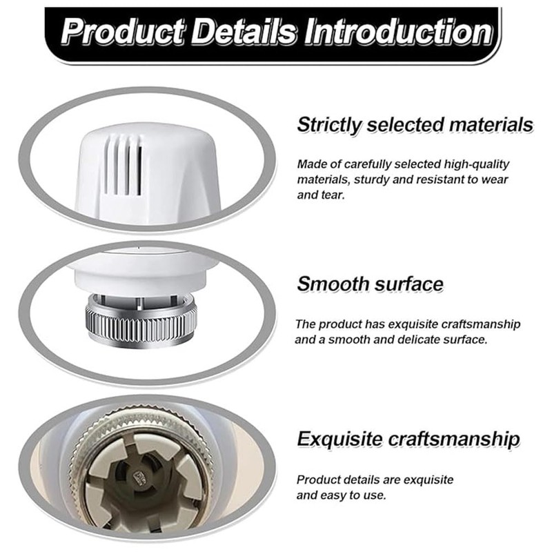 yufana Thermostatic Head Connection, Thermostatic Head Type, Temperature Control Valves,