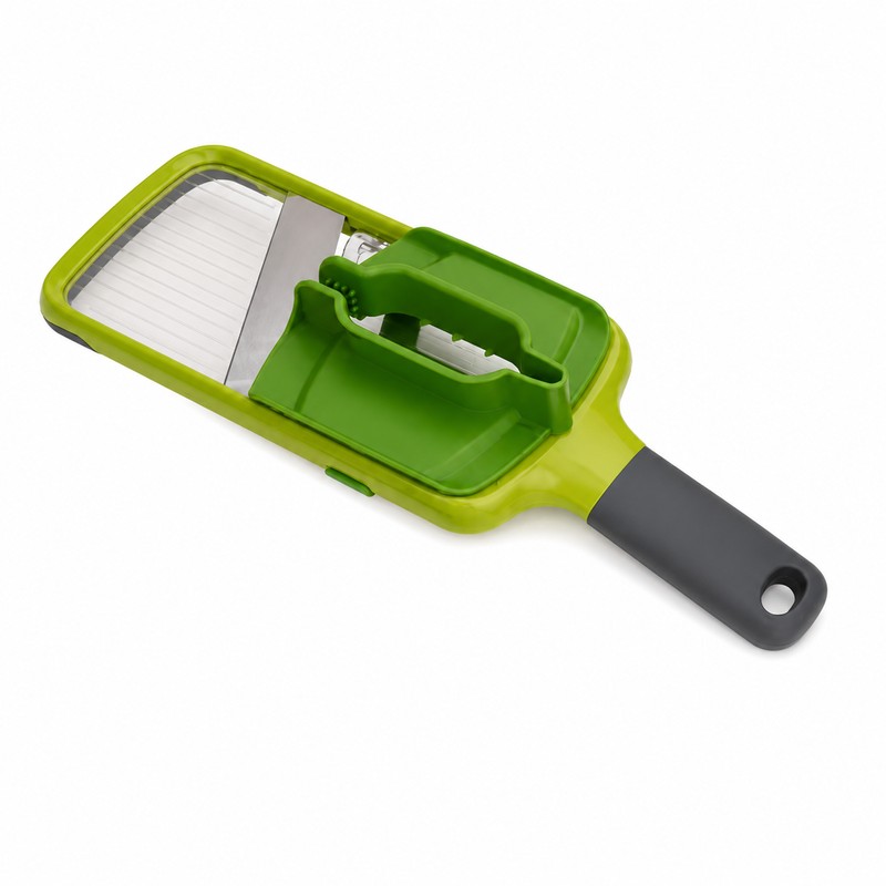 Multifunctional Vegetable Cutter Slicer with Stainless Steel Blades – Compact