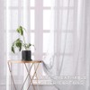 MIULEE 2 Panels Natural Linen Long Semi Sheer Window Curtains