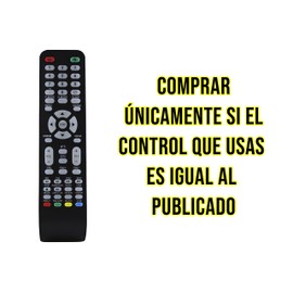 LIDERT Control Remoto Compatible con Sansui y RCA Smx32z1 Sled1953w Smart TV Directo