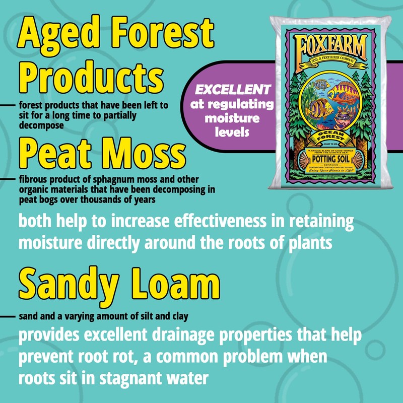 FoxFarm Ocean Forest Potting Soil, 1.5cu ft - Light, Aerated