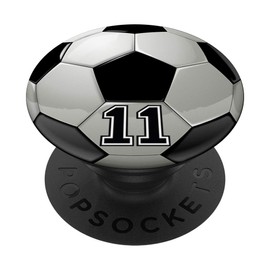 Soccer Player Number No 11 Football Ball Pop Socket
