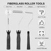 Baoblaze 3Pcs Fiberglass Laminating Rollers Bubble Paddle Tool Hand Tool