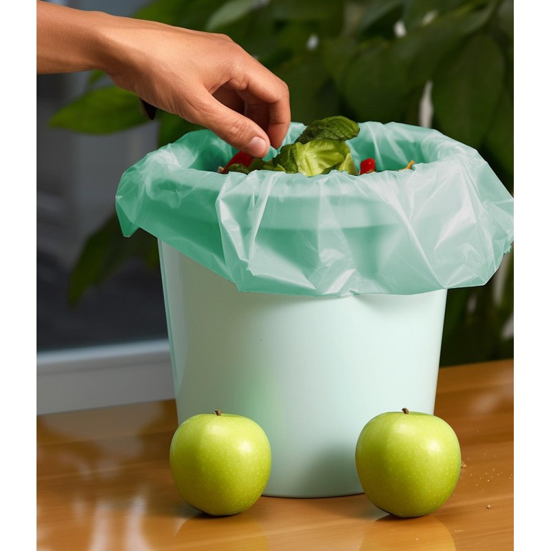 Compost Bags 3 Gallon 125 Packs,AYOTEE Compostable Trash Bags 3