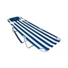 Ostrich Chaise Lounge Folding Portable Sunbathing Beach Chair, Striped (2