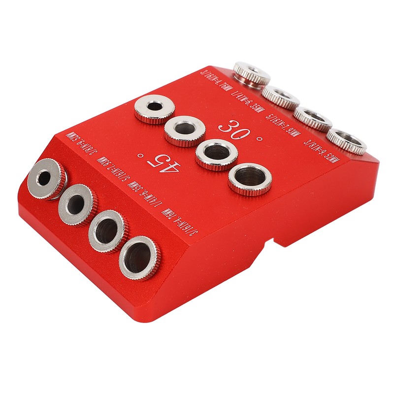 Pocket Hole Jig 30° 45° 90° Holes Drill Guide Drilling