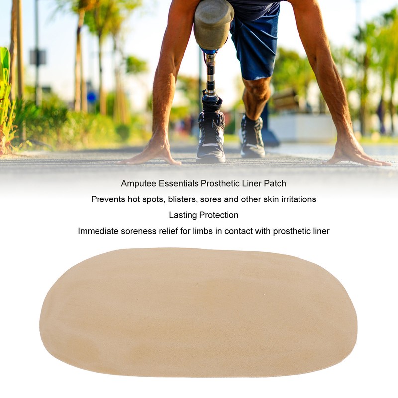 Amputee Essentials Prosthetic Liner Patch Reduce Friction Prevent Skin Irritations