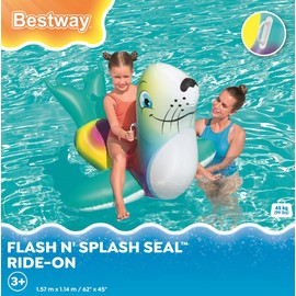 Bestway 62" Flash Splash Seal Ride On