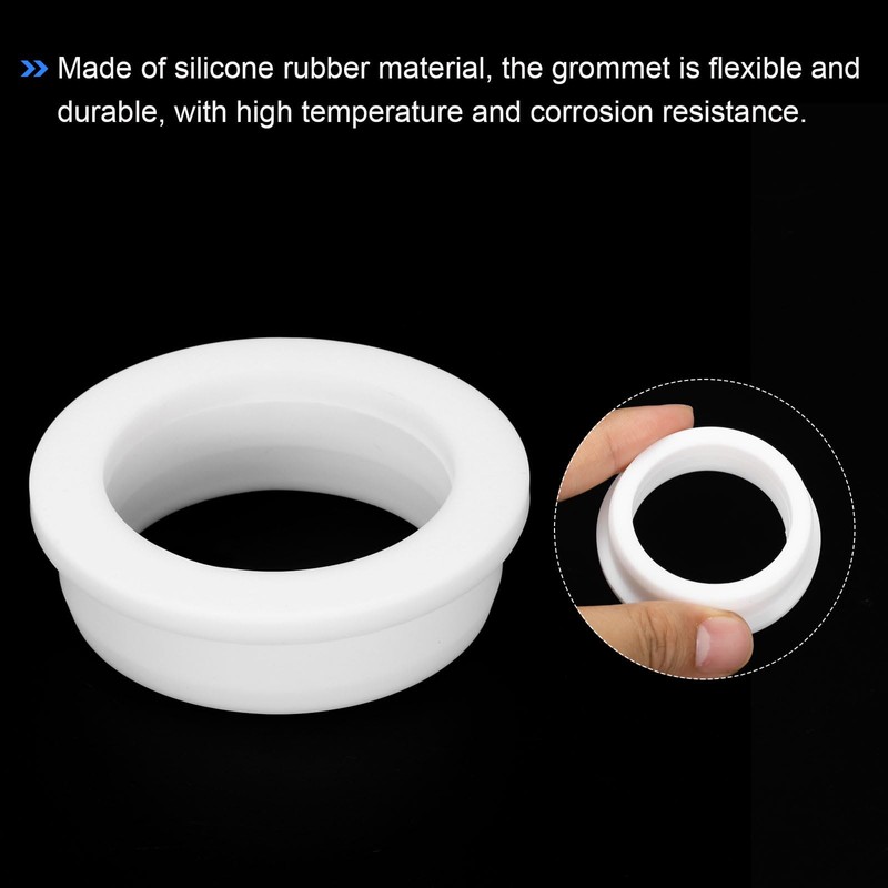 QUARKZMAN T Type Rubber Grommet Fixing Diameter 46.3mm Inner Diameter