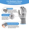 Shield Right Cut Resistant Gloves, Level 5 Protection, PU Coated