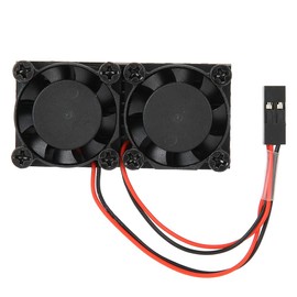 Low Noise Fast Cooling Fan for Raspberry Pi 4B Board,with High Speed,Dual Heatsink Module + Thermal Glue,1200MHz,5V