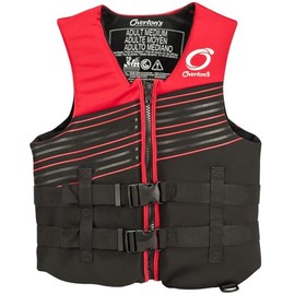 Overton's Adult Life Jacket - Lightweight and Quick-Drying Biolite Vest with Flex-Fit V-Back - USCG Approved Type III