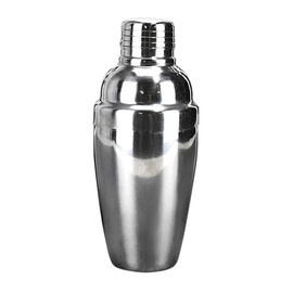 18.6 Oz Cocktail Shaker, 8 In x 3.3 In Stainless Steel Drink Shaker with Built-In Strainer for Martini, Bar and Margarita Mixed Tools (18.6 oz)