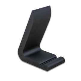 Naturalspring ® Vinyl Record Stand, Minimalist, Retro, LP Stand, Vinyl Storage (Black)