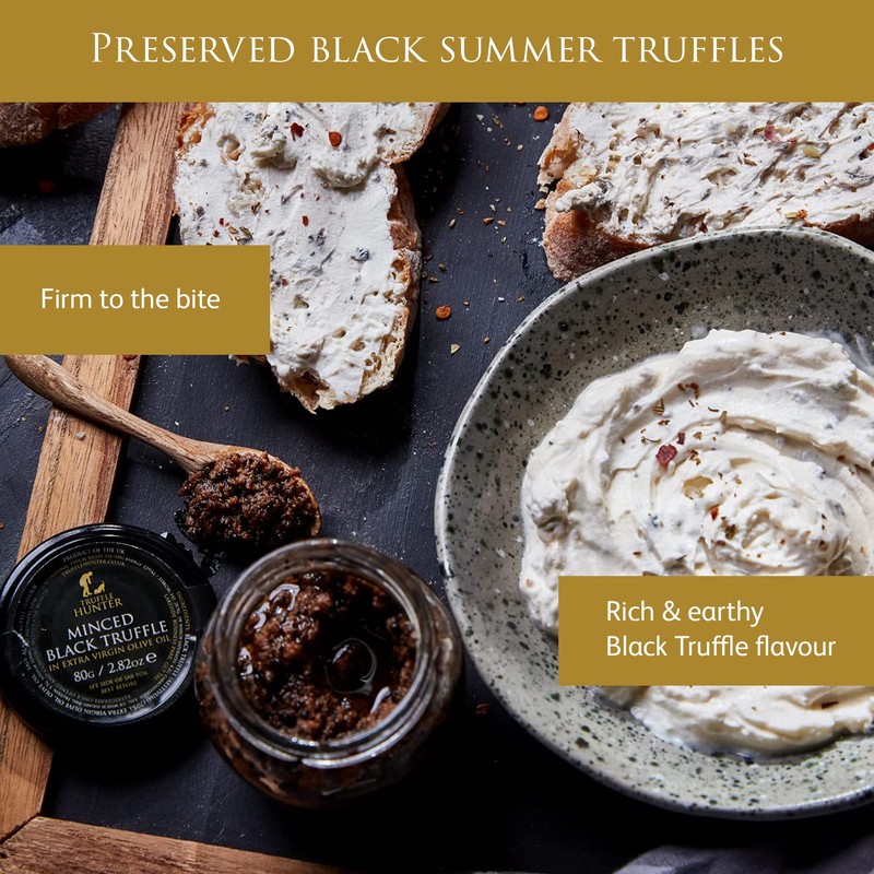 TruffleHunter - Minced Black Truffle - Preserved Truffles in Extra
