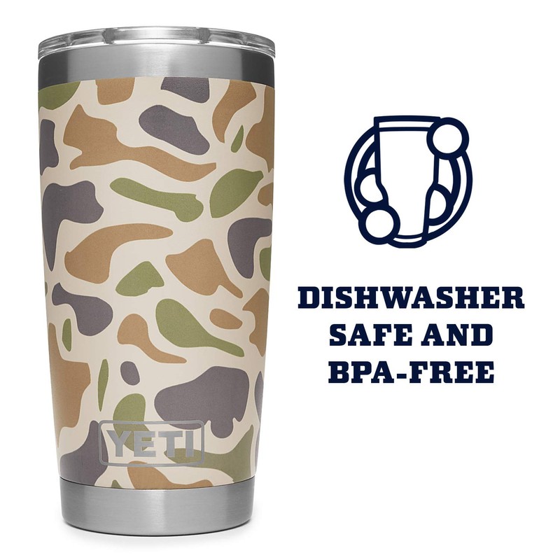 YETI Rambler 20 oz Tumbler, Stainless Steel, Vacuum Insulated with