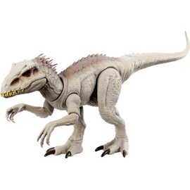 Mattel Jurassic World Indominus Rex Dinosaur Toy with Lights, Sounds & Motion, Camouflage 'n Battle I-Rex, 21 Inches Long with Digital Play