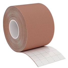 Klyranix Moleskin for Blisters - 2" x 15' Flexible Tape, Ideal for Running, Hiking, and Walking - Easily Cut to Any Size - Dark Skin Color Moleskin for Feet (1 Roll)