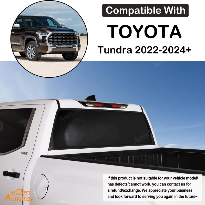 Aunginsy Third Brake Light Cover - Compatible with Toyota Tundra