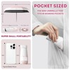 Pocket Mini Umbrella 6-Rib Frame Micro Palm Size, Travel Compact