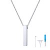 Richsteel Plate Necklace, Memorial Pendant, Stainless Steel, Hypoallergenic, Men's, Women's,