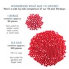 Galashield Red Marbles for Vases | Glass Marbles Bulk Vase