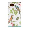 Caspari Jeweled Birds Paper Guest Towel Napkins in Ivory, 15