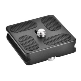 Quick Release Plate with 1/4inch Screw Mount 40/50/60/70/100mm Quick Release Clamp Mount Adapter for Arca Benro Monopod Tripod Ball Head SLR Camera(PU40)